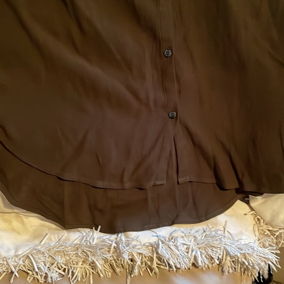 Madewell olive green button up blouse - Picture 4 of 4